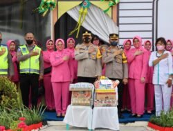 Kapolres Sergai Kunjungi Pos Pengamanan dan Pelayanan Ops Ketupat Toba 2022