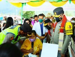 Kunjungi Objek Wisata Samosir, Irwasum Polri : terimakasih Masyarakat Patuhi Prokes