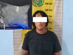 Satnarkoba Polres Sergai Tangkap Pengedar Sabu, BB 11,93 Gram Sabu Diamankan