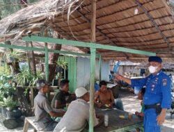 Binluh Perairan,Sat Pol Airud Polres Sergai Himbau Masyarakat Nelayan Tetap Patuhi Prokes