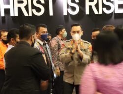 Kapolresta Deli Serdang Hadiri Perayaaan Paskah Persekutuan Gereja