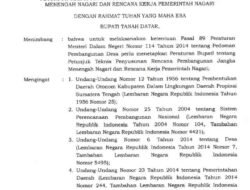 Ketua PABPDSI T.Datar Desak Bupati Tegakkan aturan Ttg Pelanggaran Dalam Penyusunan RPJM
