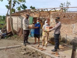 “Bencana Putting Beliung Rusak 53 Rumah Warga, Polresta Deli Serdang Turun Bantu Warga”