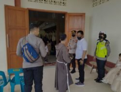 Amankan Ibadah Kebaktian Isa Almasih, Polres Nias Menggelar Pengamanan