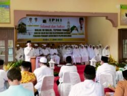 Wakapolres Binjai Hadiri Halal Bihalal Serta Tepung Tawar Jemaah Haji Kota Binjai