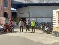 Polres Nias laksanakan Pengamanan wilayah, Kebaktian Ibadah Minggu berjalan aman dan kondusif