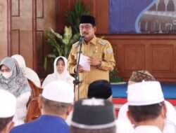 Kapolres Binjai Beserta Ibu Ketua Bhayangkari Cabang Binjai Hadiri Manasik Haji Akbar