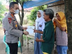 Sambut HUT Bhayangkara Ke 76, Kapolresta Deli Serdang beri bantuan beasiswa