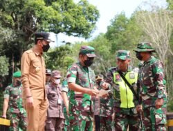 Tentara Manunggal Membangun Desa (TMMD) ke-113 oleh Kodim 1006 Banjar, Kembali Mendapat Kunjungan Dari Ketua Pengawas Dan Evaluasi