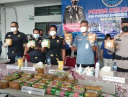BNN Sumut Gagalkan Peredaran Narkotika Jenis Sabu Seberat 32 Kg