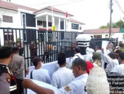 Polresta Deli Serdang Kawal Aksi Unjuk Rasa DPP AMPK
