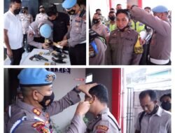 Dalam Rangka Hari Bhayangkara Ke-76 Bidpropam Polda Kepri Lakukan Gaktibplin di Polres Karimun