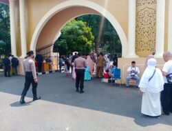 Polrestabes Medan Gelar Apel Gabungan PAM Asrama Haji
