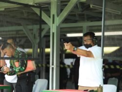 Sinerginitas TNI Polri, Polda Sumut dan Kodam 1 Bukit Barisan Gelar Lomba Menembak
