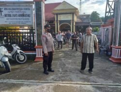 Polres Nias laksanakan Pengamanan Kebaktian Ibadah Minggu