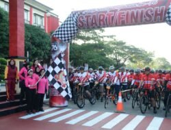 Semarakkan Hari Bhayangkara Ke -76 Polda Kepri Gelar Fun Bike