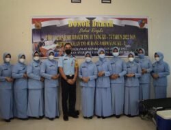 Memperingati Hari Bhakti TNI AU yang Ke-75 dan Lanud Hang Nadim yang Ke -3 Lanud Hang Nadim Gelar Kegiatan Donor Darah