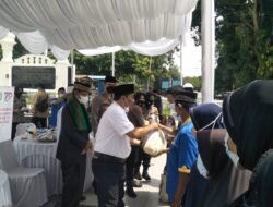 Menyemarakkan Hari Bhayangkara Ke-76, Polda Sumut Serahkan Bantuan ke Masjid Raya Al Mashun