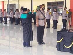 Kapolresta Deli Serdang Pimpin Upacara Pengukuhan Wakapolresta Deli