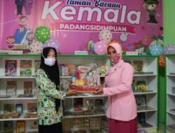 Kapolres Padangsidimpuan didampingi Ketua Cabang Bhayangkari Resmikan Renovasi TK Kemala Bhayangkari 13