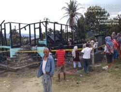 Polsek Balige Evakuasi Kebakaran Di Dusun I Desa Matio