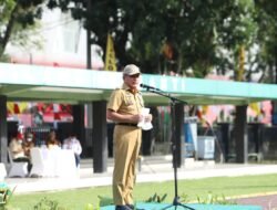 Di Dapingi Kapolda, Gubsu Pimpin Apel OPS Toba W20
