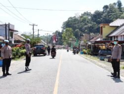 Ratusan Personil Polres Toba Laksanakan Pengamanan Jalur pada Kegiatan Woman Twenty W20