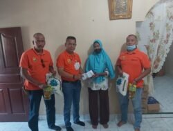 Suami Bendahara PWI Sumut Meninggal, Ketua Pewarta Berikan Santunan dan Sembako