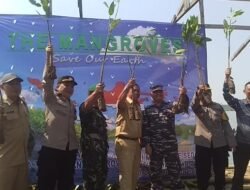 Hari Mangrove Sedunia, TNI AL, Forkopimda dan Masyarakat Romokalisari Menanam Ribuan Bibit Mangrove