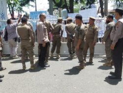 Polresta Deli Serdang Kawal Unras Damai Dewan DPP AMPK