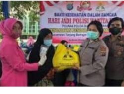 Sambut HUT Polwan Ke – 74, Polda Sumut Laksanakan Bakti Kesehatan