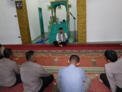 Untuk tingkatkan Keimanan, Personil Polres Nias Gelar Pembinaan Rohani dan Mental