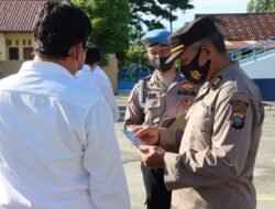 Kapolres Sergai Cek Sikap Tampang dan Gampol Personil selepas Apel pagi