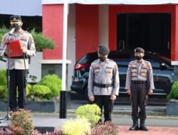 Pimpin Apel Pertama Kapolres Lingga Berikan Arahan Dalam Melaksanakan Kedinasan