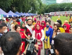 Bhayangkari dan Polwan Poldasu ikuti Semarak Gebyar Kebaya Nasional