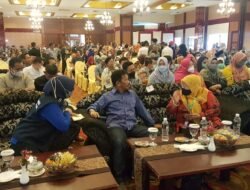 Kapolsek Lubuk Baja Menghadiri Kegiatan Percepatan Capaian Bulan Imunisasi Nasional (BIAN) Kota Batam Tahun 2022