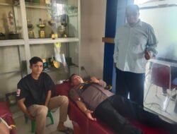 Dalam Rangka HUT RRI ke 77 Tahun, Bid Humas Poldasu ikuti Giat Bakti Kesehatan Donor Darah