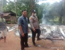 Kebakaran Hebat Hanguskan Rumah Warga Sri Kuncoro