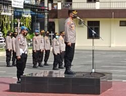 Kabag Ops Polrestabes Medan Pimpin Apel Pasukan