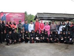 Kapolres Madina Pimpin Peletekan Batu Pertama Pembangunan Renovasi Polsek
