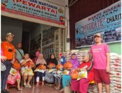 Sambut HPN, Pewarta bersama JMSI Sumut dan YACC Gelar Baksos