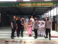 Bid Humas Polda Sumut dan Tabloid Media Online Warta Poldasu Lakukan Bakti Sosial