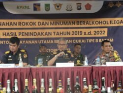 Gempur Rokok dan Mikol Ilegal, Bea Cukai Batam Musnahkan Barang Ilegal Senilai Rp10,01 Miliar