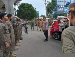 Polsek SU 1 Polrestabes Palembang Melaksanakan Penertiban PKL