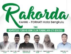 Walikota akan membuka Rakorda MD KAHMI Kota Bengkulu