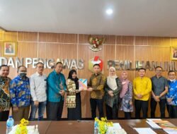 Penuhi Tugas, Pimpinan Bawaslu Kota Sampaikan Laporan Akhir Pembentukan Pengawas Adhoc ke Bawaslu RI