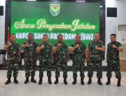 PENYERAHAN JABATAN KAPOKSAHLI PANGDAM II/SWJ