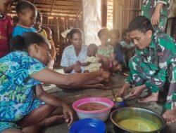 JALIN SILAHTURAHMI, SATGAS PAMTAS YONIF 143/TWEJ, AJARKAN MASAK OPOR