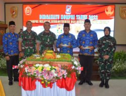 PERINGATI HUT KORPRI KE-51 TAHUN 2022, PNS TNI SE-GARNIZUN PALEMBANG GELAR SYUKURAN