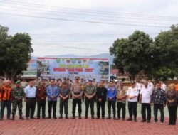 Amankan Nataru, Polres Madina Laksanakan Gelar Pasukan OPS Lilin Toba Tahun 2022